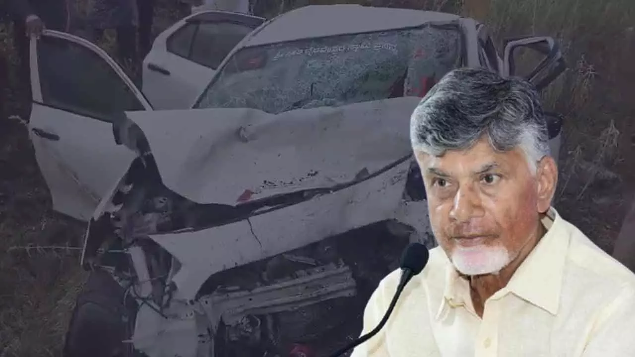 CM Chandrababu Expresses Grief Over Kodad Bus Accident