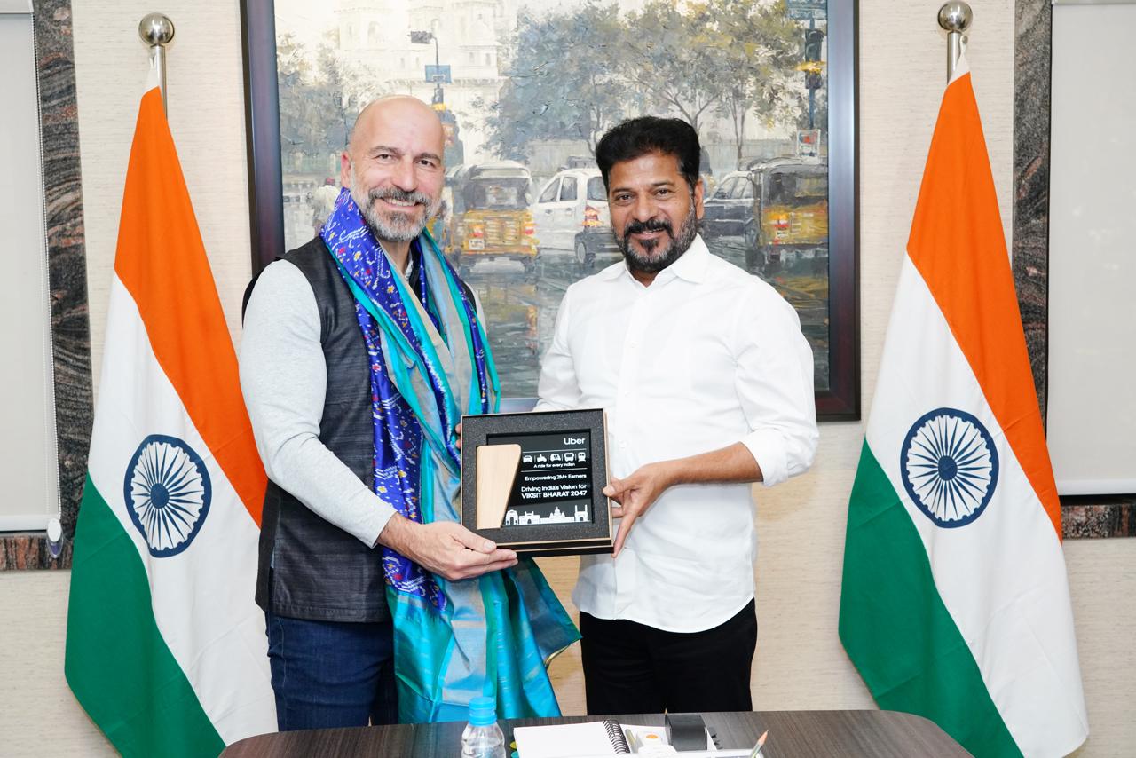 Uber CEO Meets CM Revanth Reddy