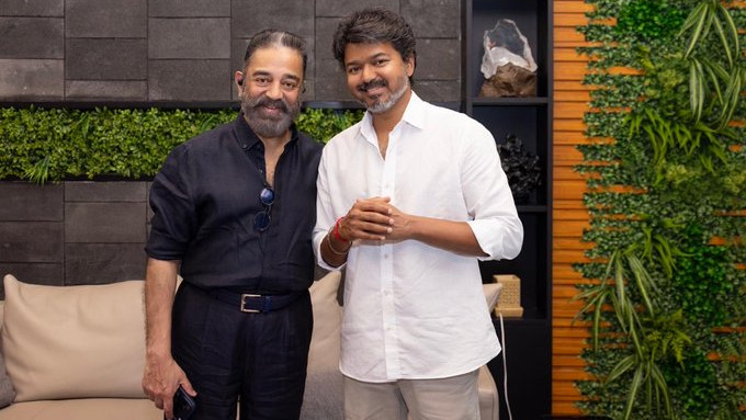 Kamal Haasan Extends Birthday Wishes to Tamil Nadu CM Vijay