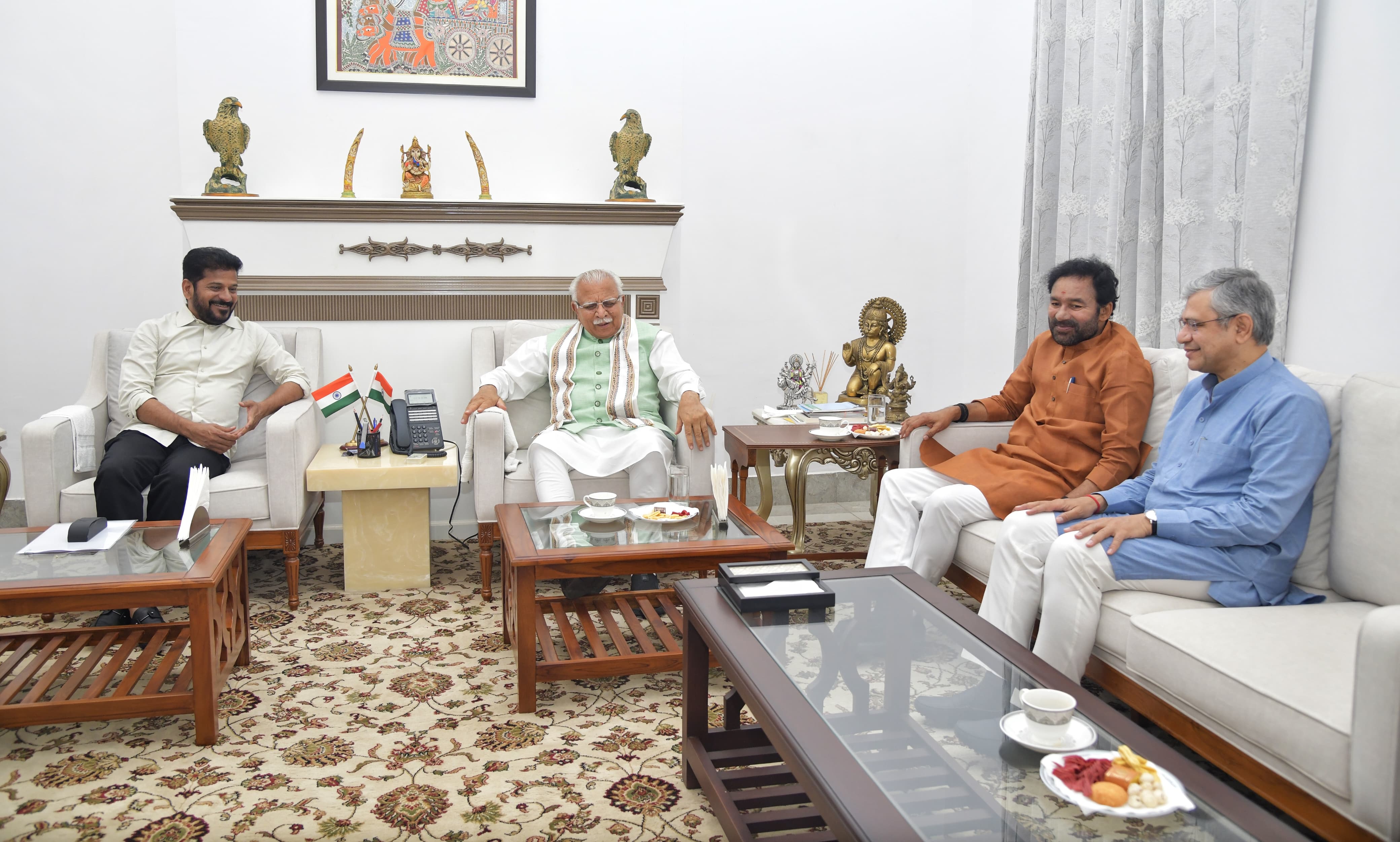 High-Level Meeting on Hyderabad Metro Project