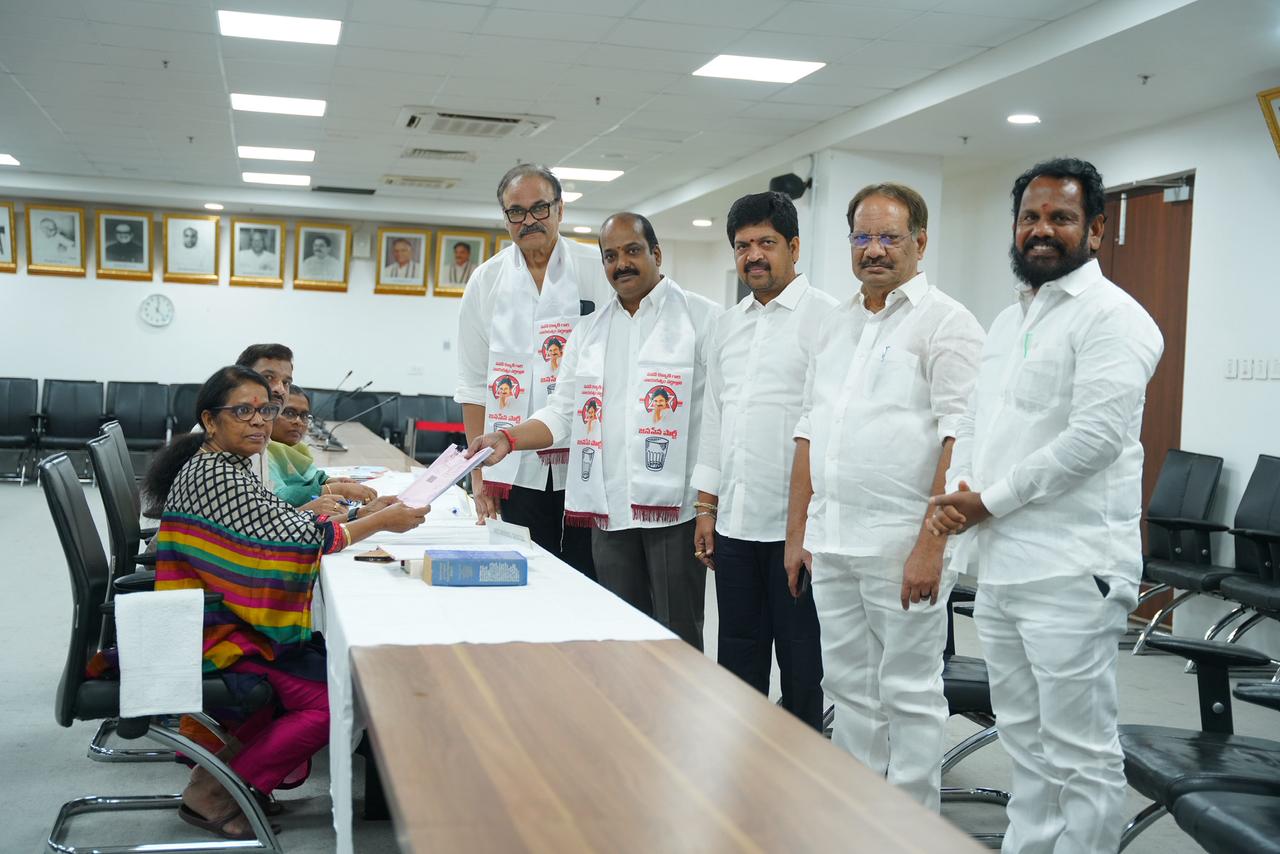 రాజ్యసభకు జనసేన అభ్యర్థి నామినేషన్ దాఖలు