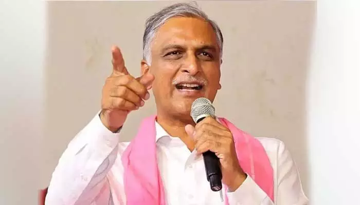 Harish Rao Sends Legal Notices to Congress Leaders