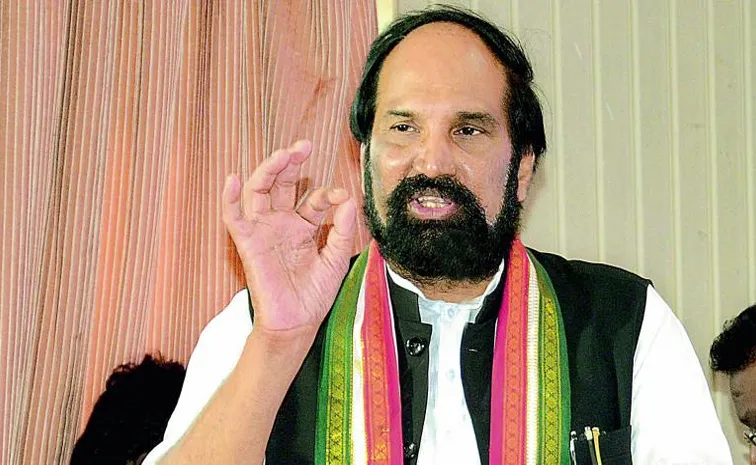 Uttam Kumar Reddy Fires Back at KTR Over Paddy Procurement Allegations