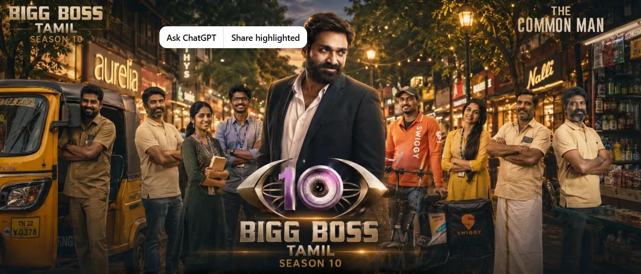 బిగ్‌బాస్‌ తమిళ్‌ 10లో రాజకీయ రగడ..