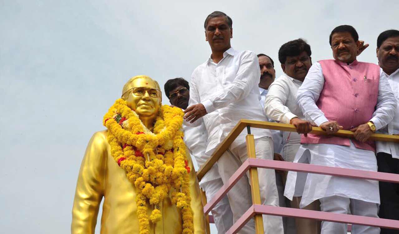 జయశంకర్ కు హరీశ్ రావు ఘన నివాళి