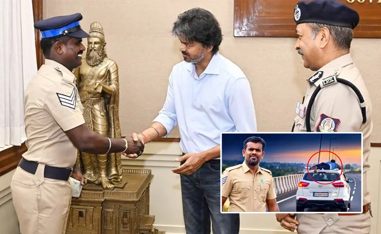 గుట్కా స్మగ్లర్లను పట్టుకునేందుకు ప్రాణాలకు తెగించిన పోలీస్‌.. సీఎం విజయ్‌ ప్రశంసలు!