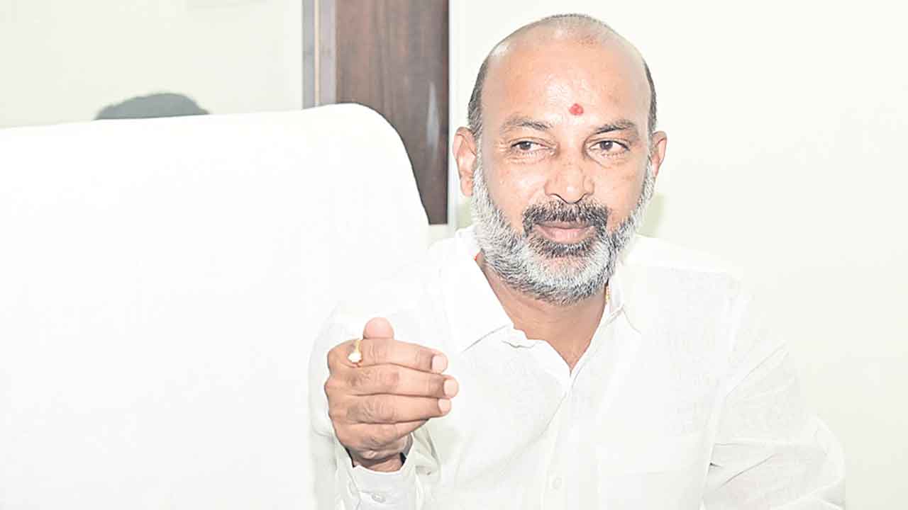 Handed over my son to the police – Union Minister Bandi Sanjay