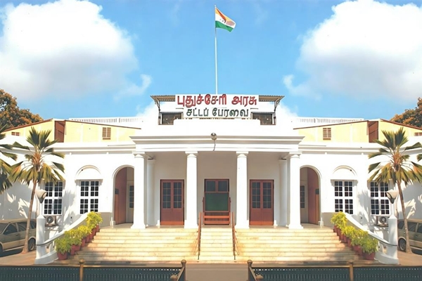 Anbalagan Sworn in as Puducherry Protem Speaker