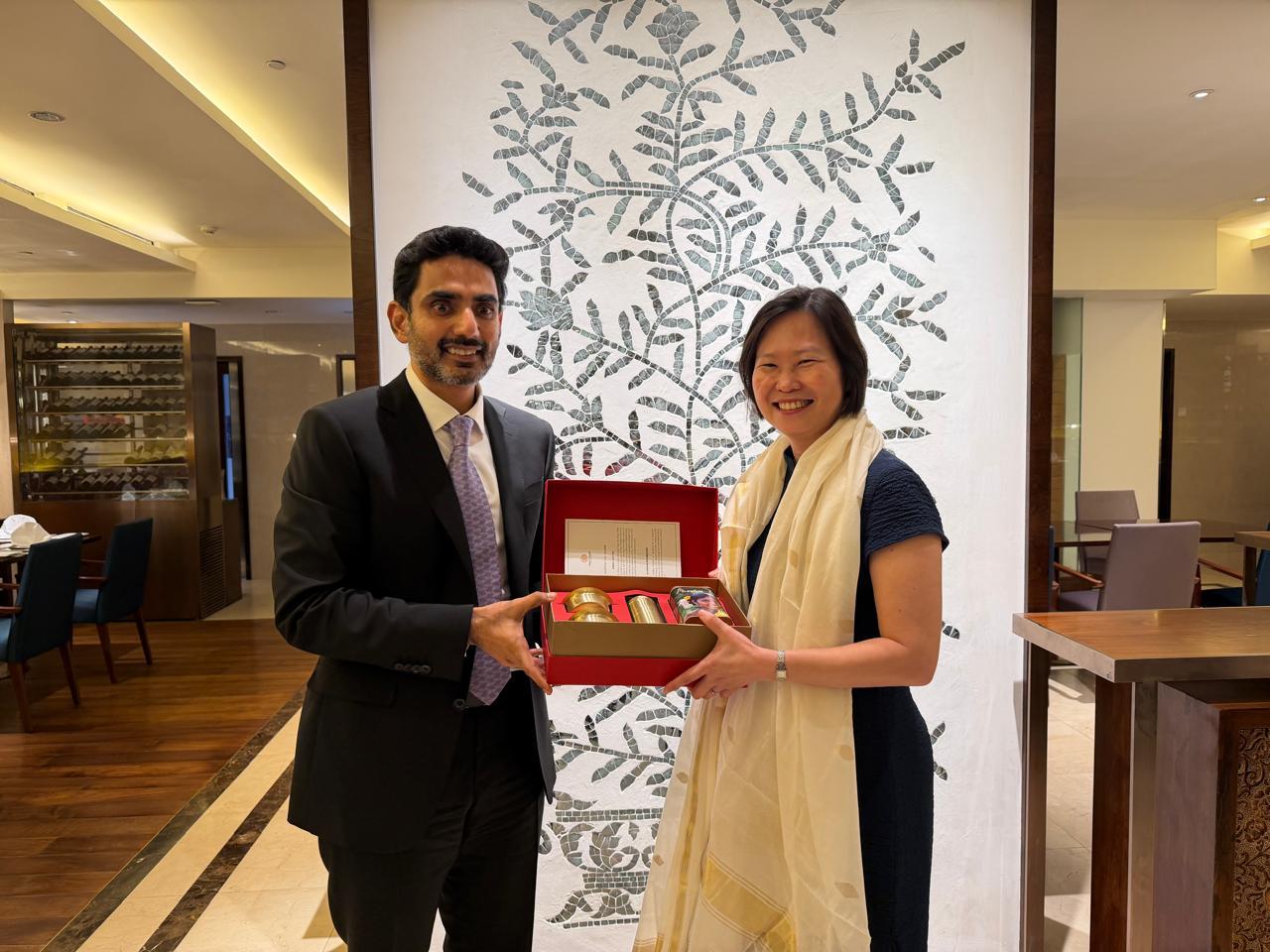 Minister Lokesh at the Joint Implementation Steering Committee Meeting