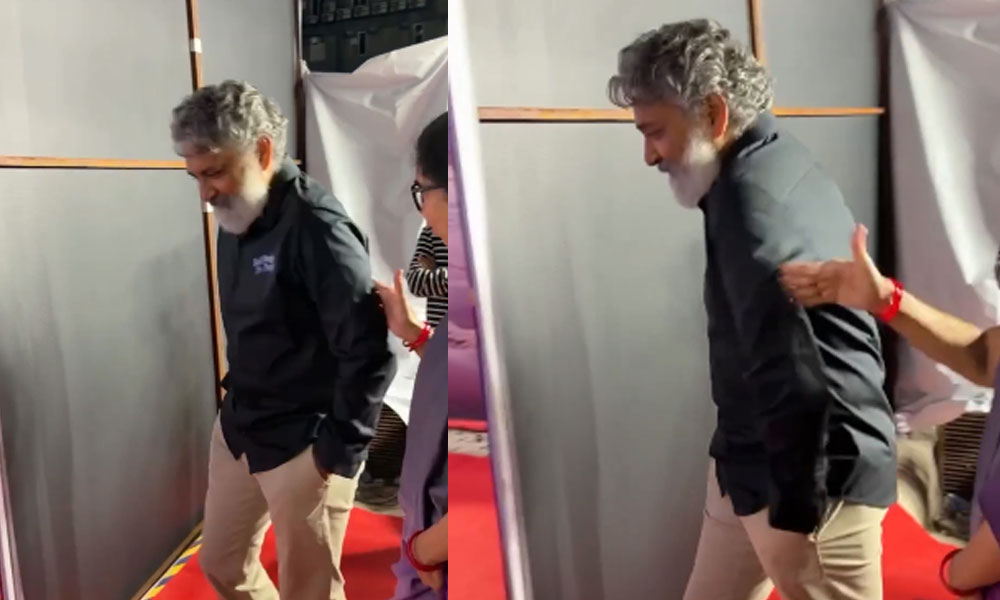 రాజమౌళి దంపతుల క్యూట్ మూమెంట్ వైరల్