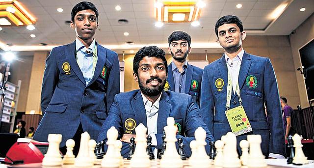 చెస్‌ ఒలింపియాడ్‌ లో భారత జట్లకు డ్రా...