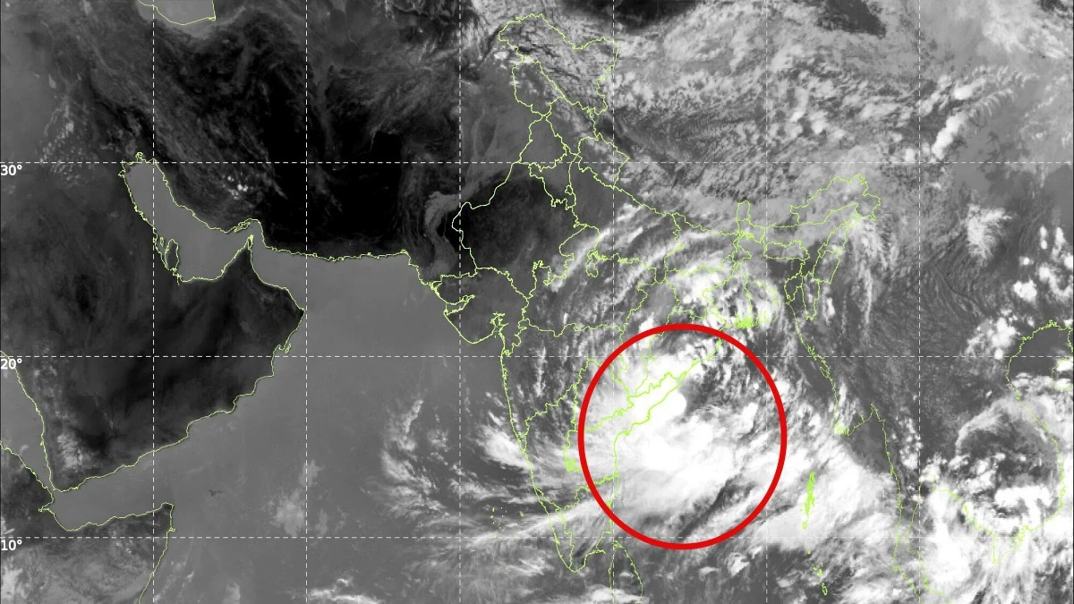 Bay of Bengal Deep Depression Likely to Intensify into Cyclone Arnab