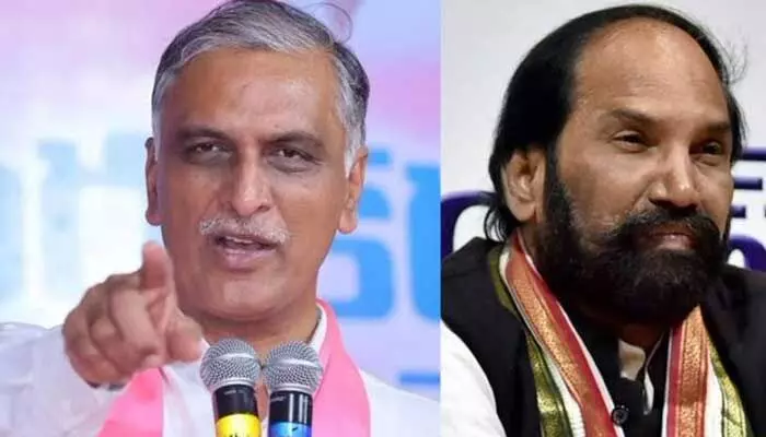 హరీష్ రావు పై మంత్రి ఉత్తమ్ ఫైర్