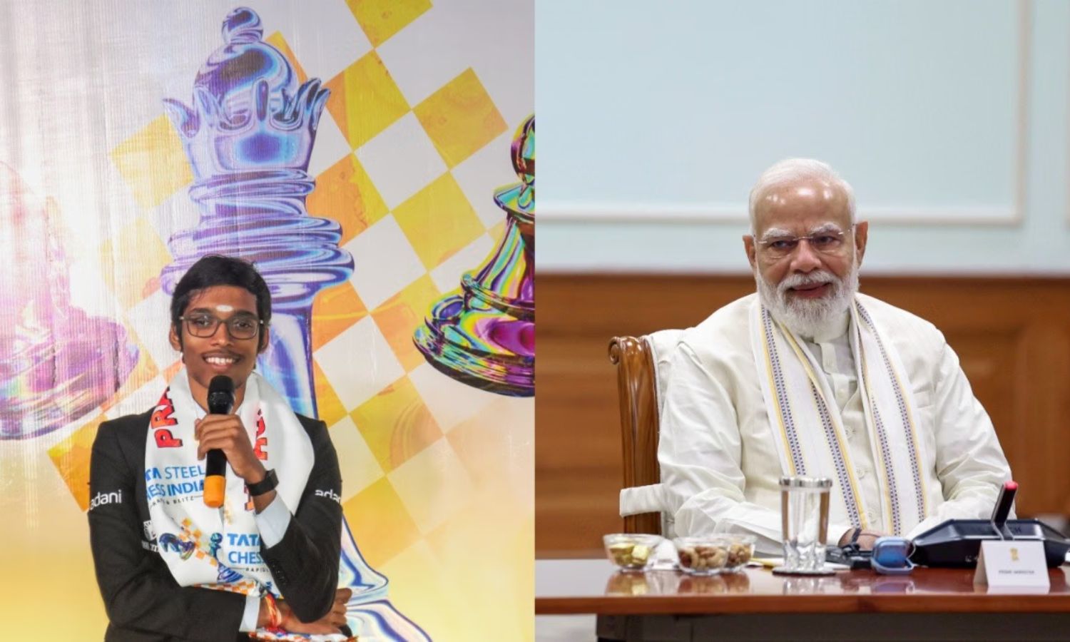 ప్రజ్ఞానంద విజయంపై మోదీ ప్రశంసలు