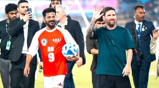 CM Revanth Reddy Congratulates Lionel Messi on His International Football Farewell