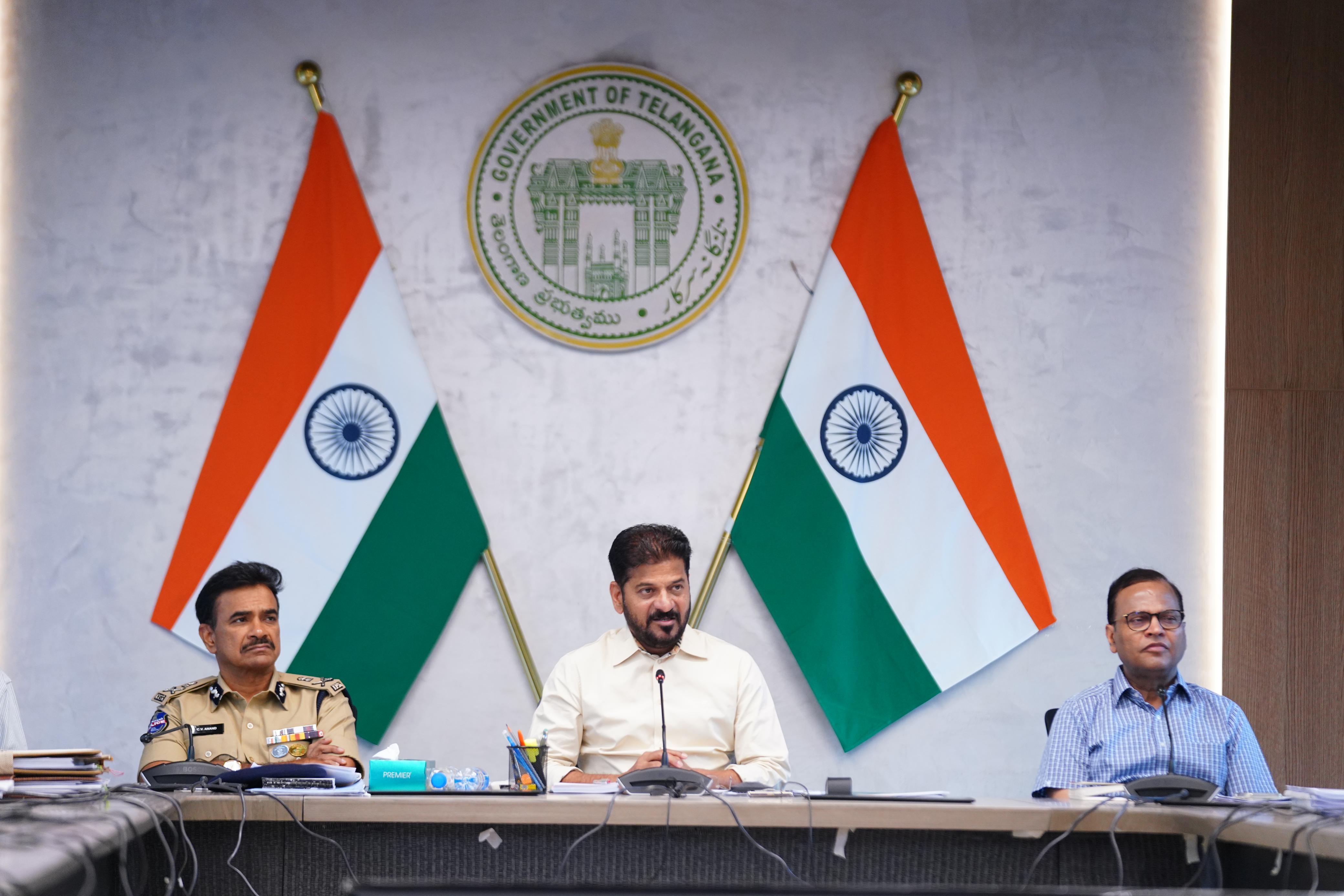 CM Revanth Reddy Directs Officials to Stay on High Alert During Monsoon Season
