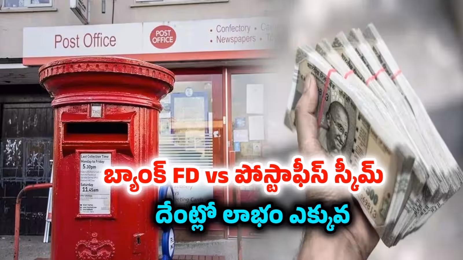 పోస్టాఫీస్ స్కీమ్ vs బ్యాంక్ ఎఫ్‌డీ.. రూ.9 లక్షల పెట్టుబడిపై దేనిలో ఎక్కువ ఆదాయం?