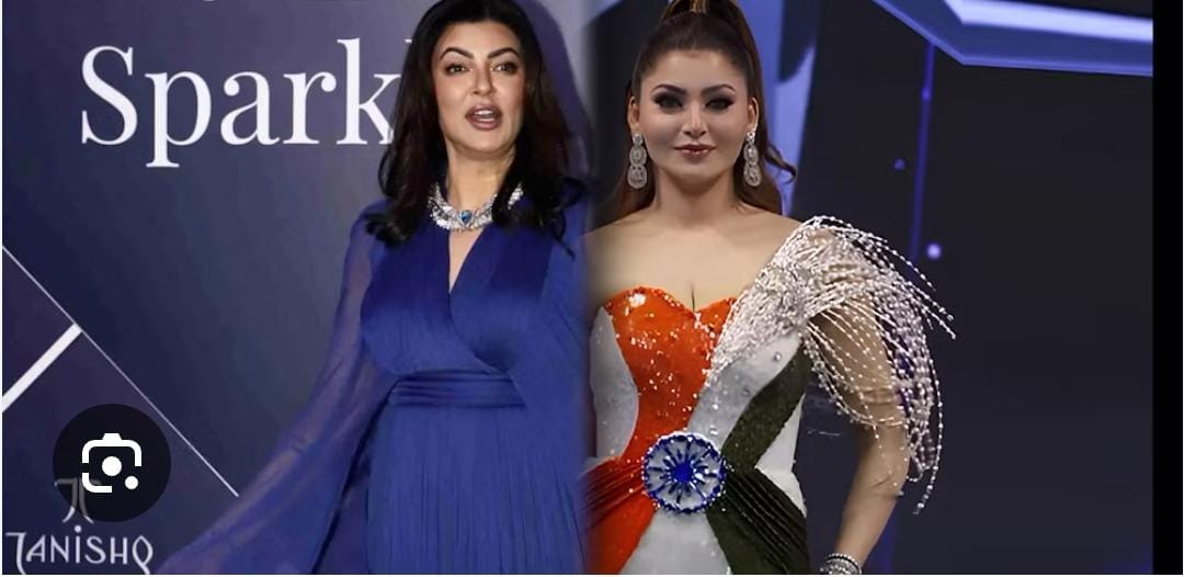 Urvashi Rautela Gets Emotional Sharing Miss Universe Stage with Sushmita Sen