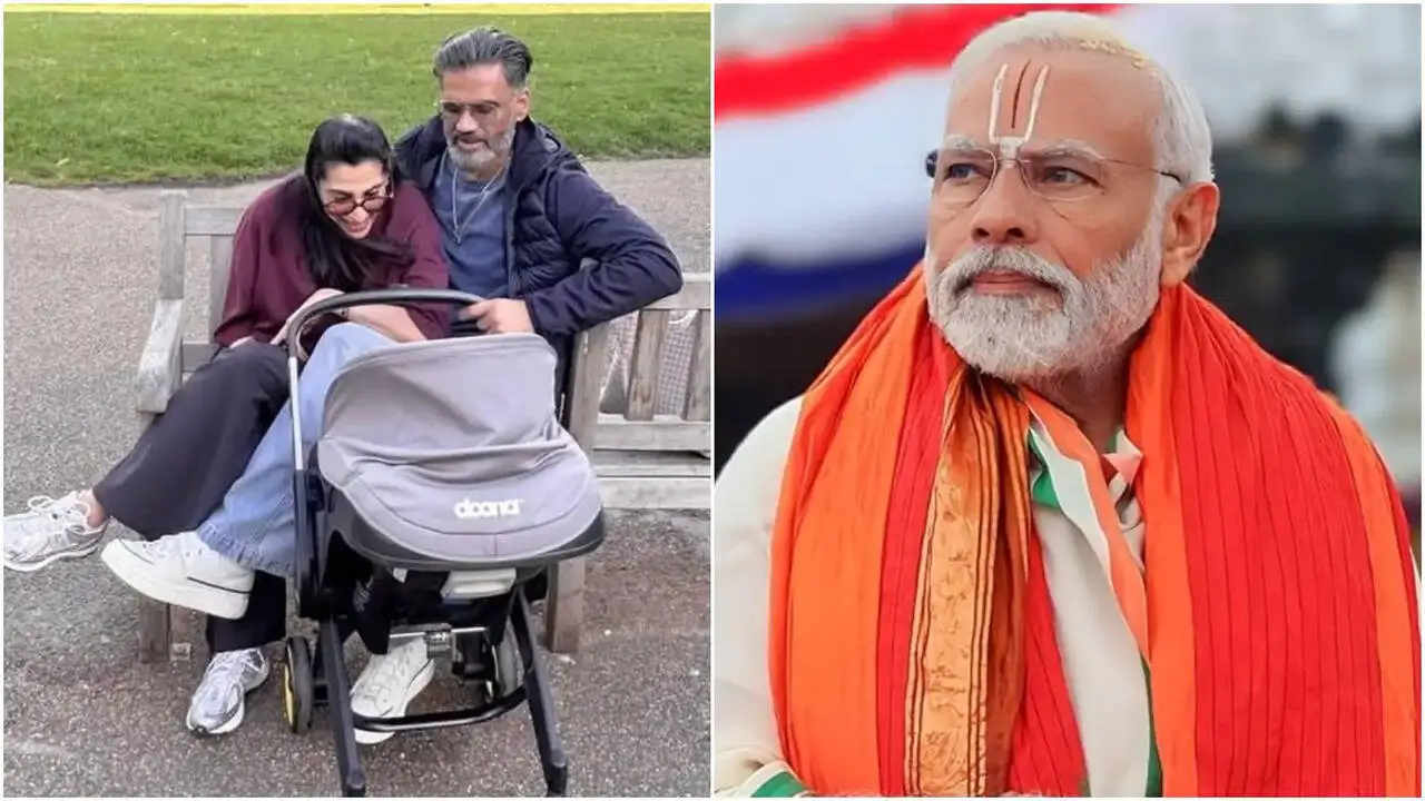 Suniel Shetty Shares Granddaughter’s Modi Gesture