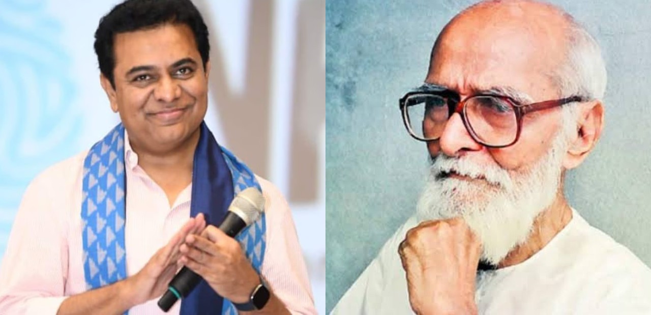 Kaloji Was a Great Soul Who Lived for the People’s Struggles: KTR