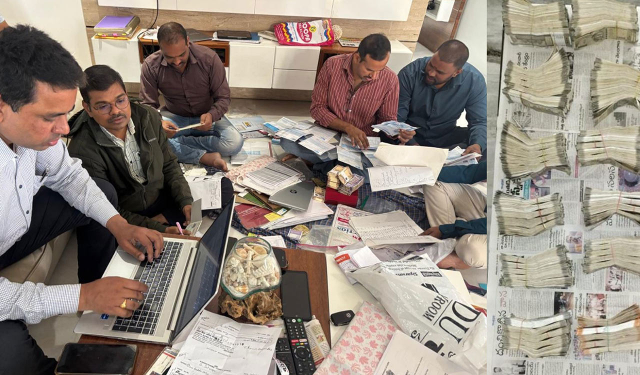 ACB Raids Bhujanga Rao’s Properties