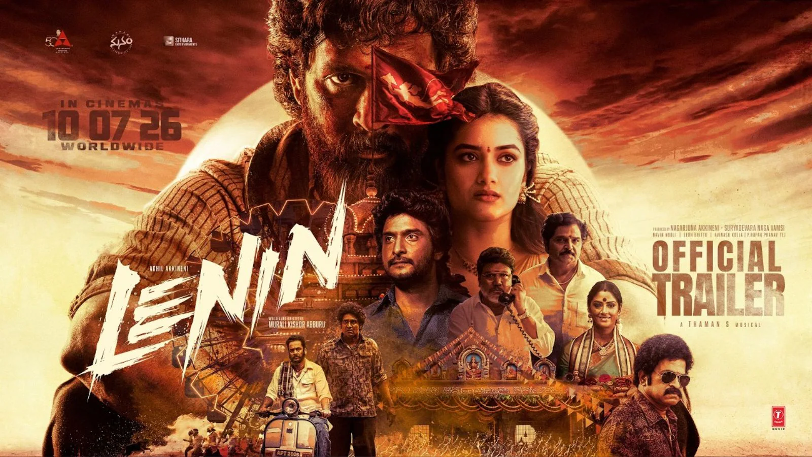 అఖిల్ ‘లెనిన్’ ట్రైలర్ రిలీజ్.. భారీ అంచనాలు