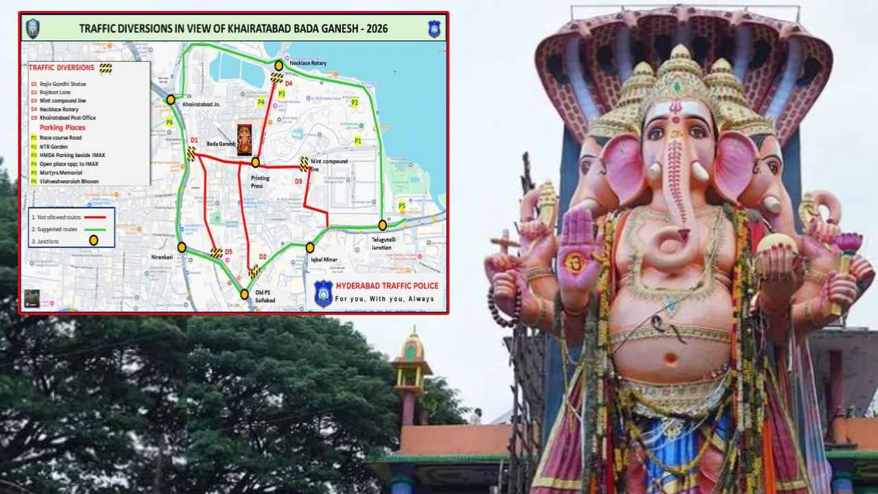 Traffic Restrictions for Khairatabad Ganesh Darshan