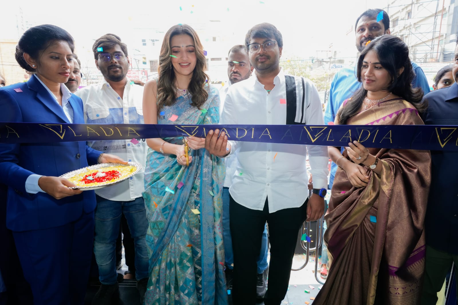Neha Shetty Inaugurates Ladia’s 7th Showroom in Khammam