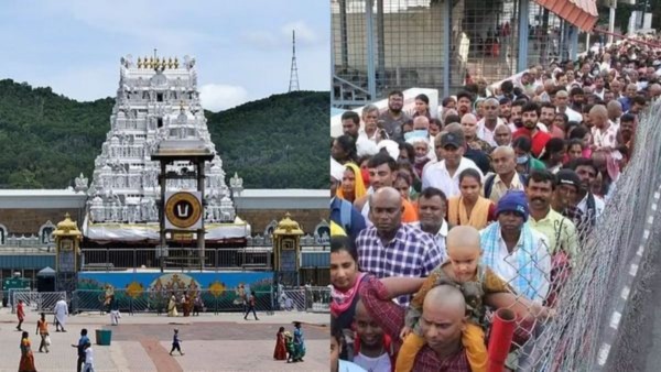 Heavy Rush of Devotees Continues at Tirumala